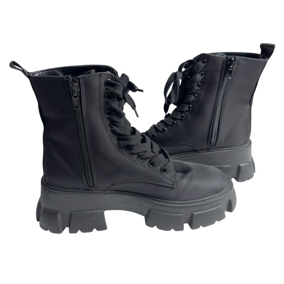Steve Madden Thora-P Combat Boots | Women’s Size 6.5M L/7M R mismatched - Picture 9 of 12